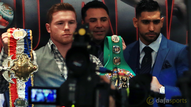 Amir Khan v Saul Alvarez Boxing