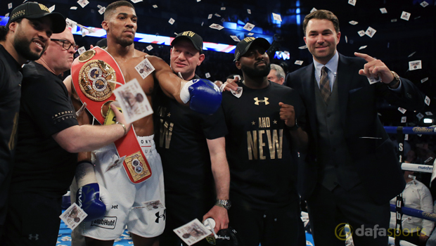 Anthony Joshua v Charles Martin and Eddie Hearn