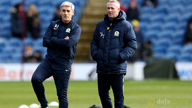 Blackburn Rovers boss Paul Lambert Championship