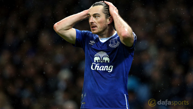 Everton defender Leighton Baines