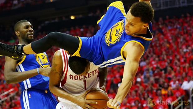 Golden State Warriors V Houston Rockets nba playoffs steph curry