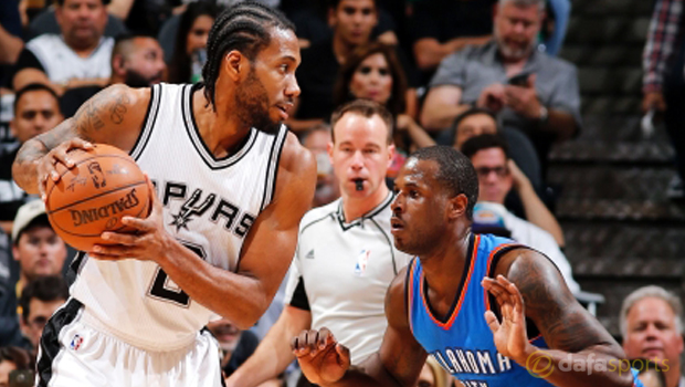 Kawhi Leonard San Antonio Spurs v Oklahoma City Thunder NBA