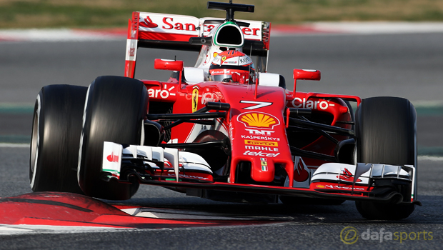 Kimi Raikkonen Ferrari ahead of Russian Grand Prix