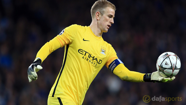 Manchester City goalkeeper Joe Hart Champions League