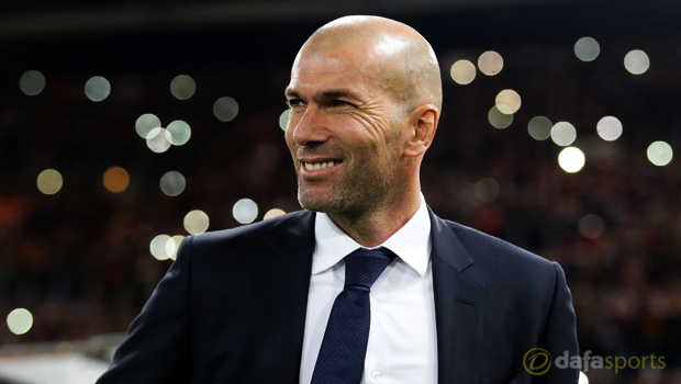 Real Madrid coach Zinedine Zidane