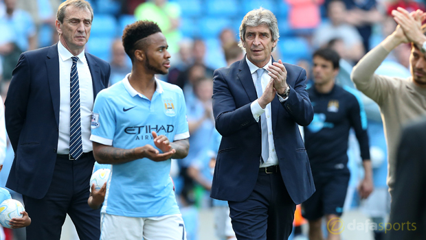 Arsenal v Manchester City manager Manuel Pellegrini Premier League