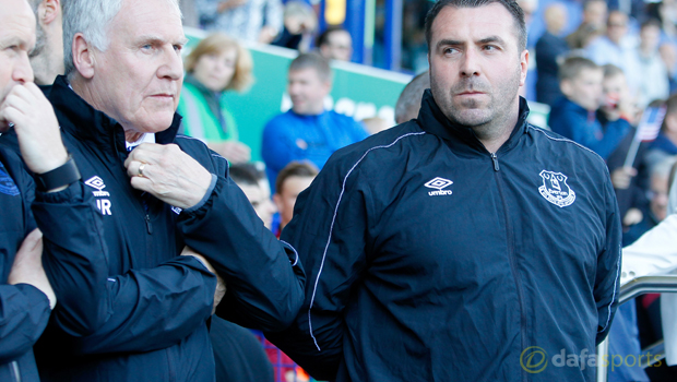 Everton Joe Royle and David Unsworth