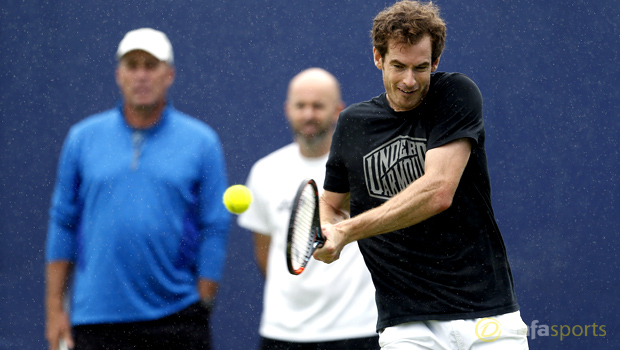 Andy Murray and his coach Ivan Lendl