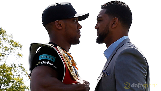 Anthony Joshua and Dominic Breazeale Boxing