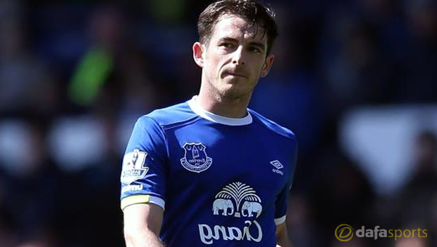 Everton left-back Leighton Baines