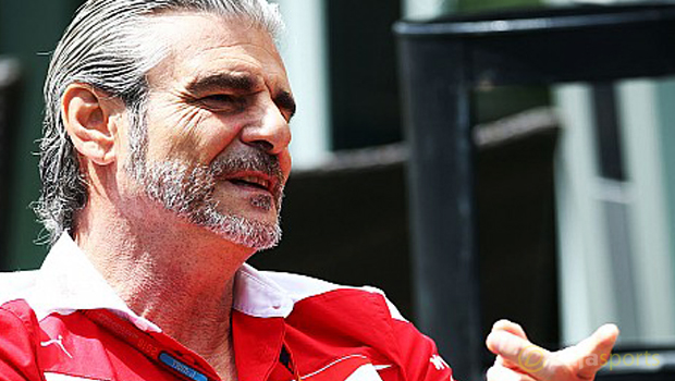 Ferrari team principal Maurizio Arrivabene