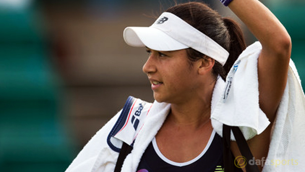 Heather Watson vs Magdalena Rybarikova Aegon Open