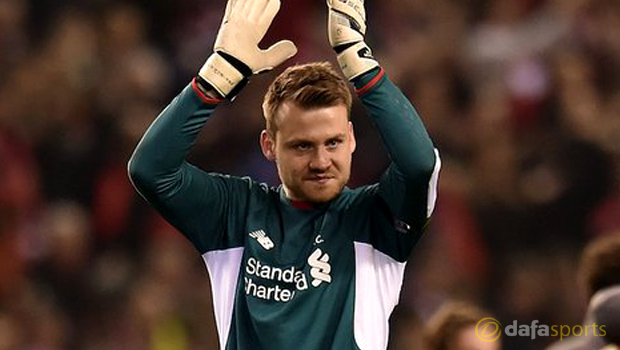 Liverpool goalkeeper Simon Mignolet