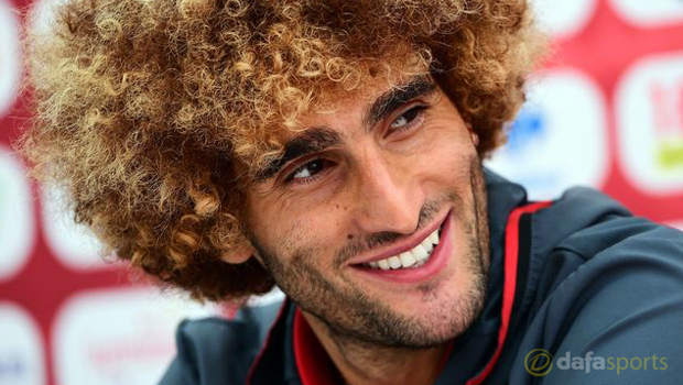 Man United midfielder Marouane Fellaini Euro 2016