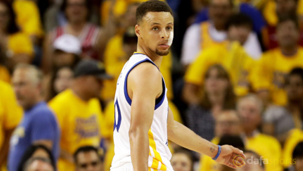 NBA Golden State Warriors star Steph Curry