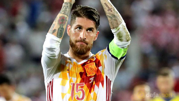 Spanish skipper Sergio Ramos Euro 2016