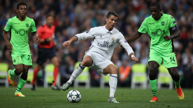 Real Madrid Cristiano Ronaldo - Sporting Lisbon Willam Carvalho