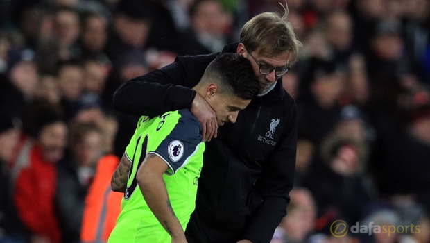 Liverpool-midfielder-Philippe-Coutinho-and-Jurgen-Klopp