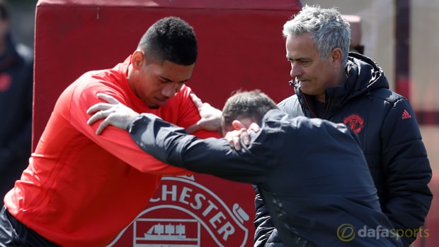 Chris-Smalling-and-Jose-Mourinho-Manchester-United