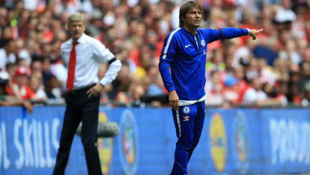 Antonio Conte Arsenal v Chelsea - Community Shield - Wembley