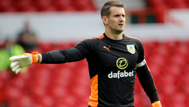 Burnley's Tom Heaton Nottingham Forest v Burnley