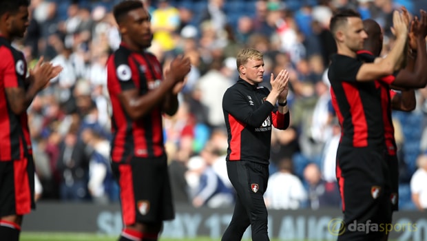 Jermain-Defoe-and-Eddie-Howe-Bournemouth