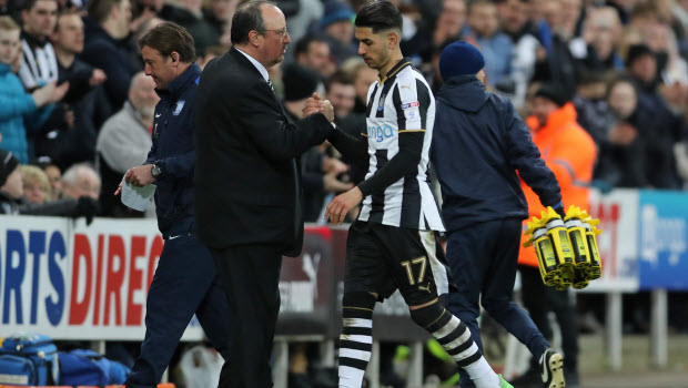 Newcastle United's Ayoze Perez - Newcastle United v Preston North End